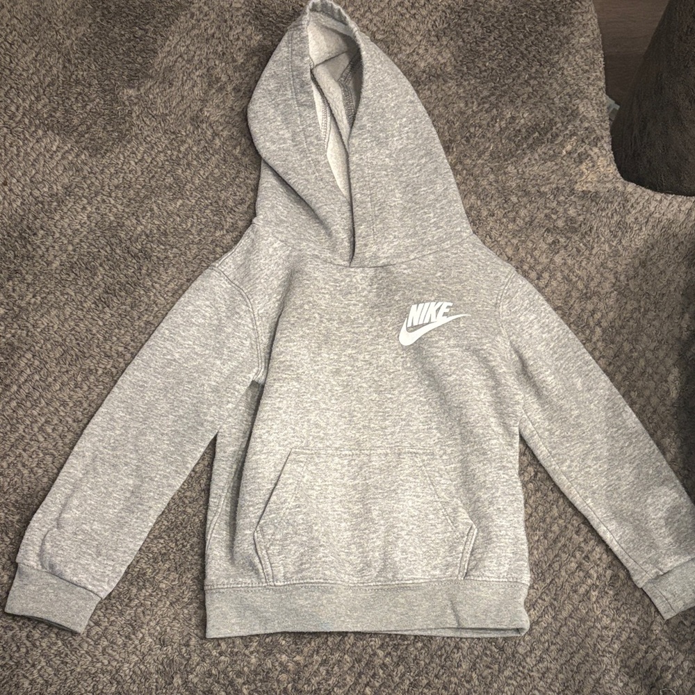 Nike Kids Light Gray Hoodie